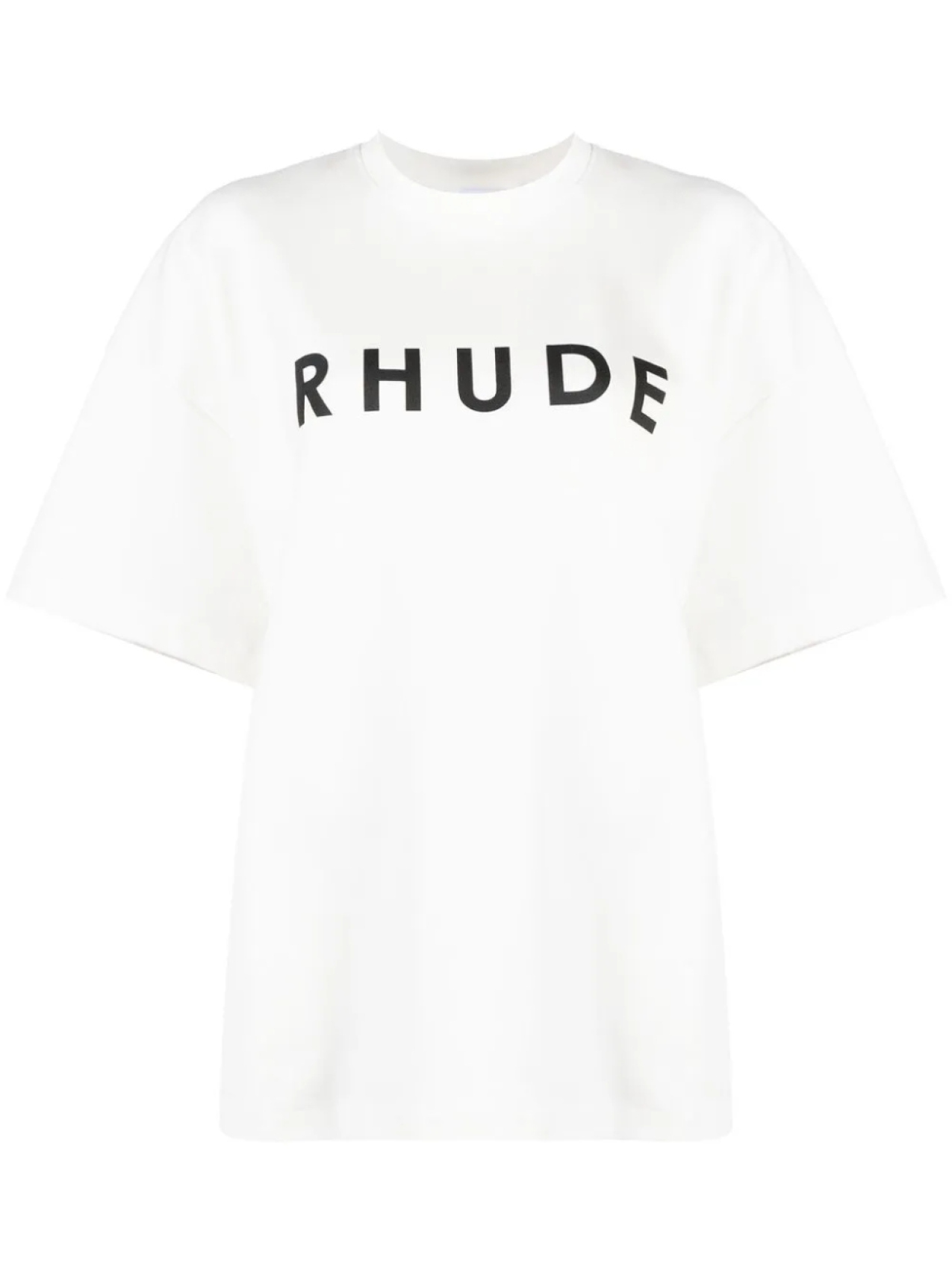 

RHUDE футболка оверсайз с логотипом, белый