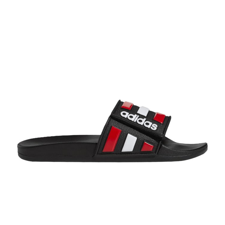 

Сандалии adidas Adilette Comfort Adjustable Slide 'Black Vivid Red White', черный
