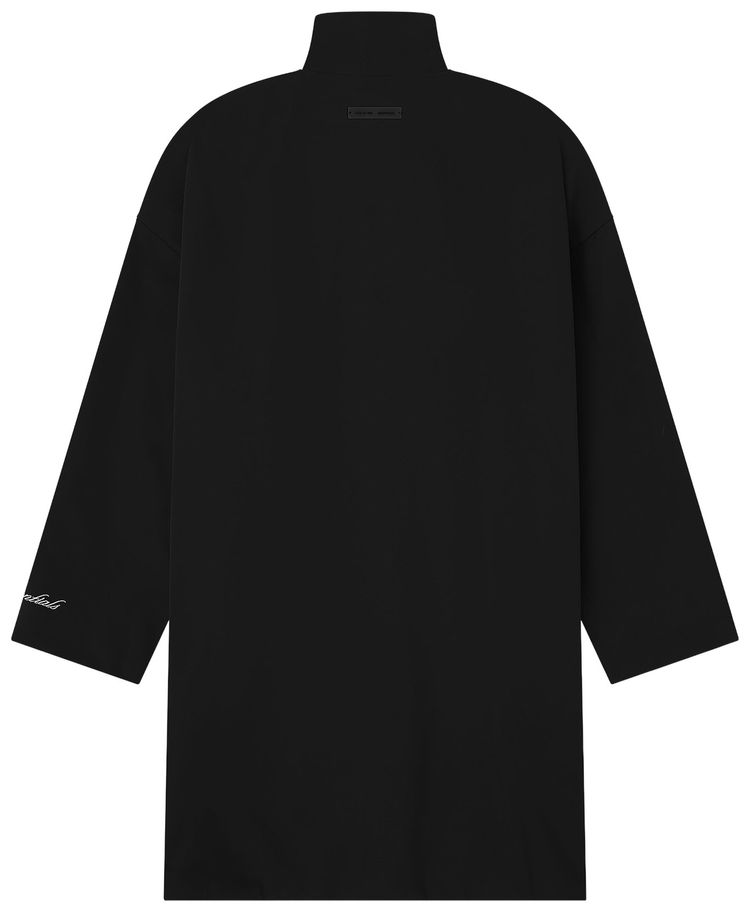 Спортивная нейлоновая куртка с высоким воротником Fear of God Essentials, черный — фото 2