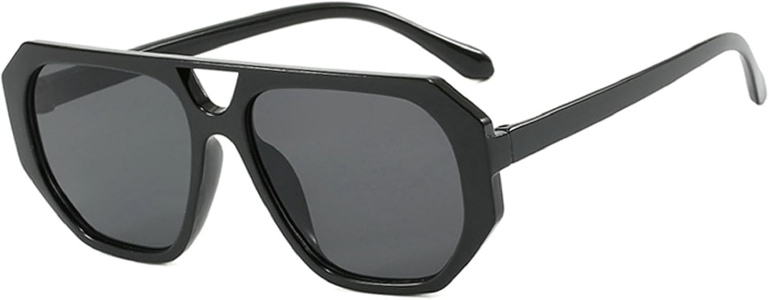 

Солнцезащитные очки Melrose Retro Square для женщин, модные градиентные очки с защитой от УФ-излучения UV400 для мужчин, панк-очки, сине-зеленые солнцезащитные очки, Black