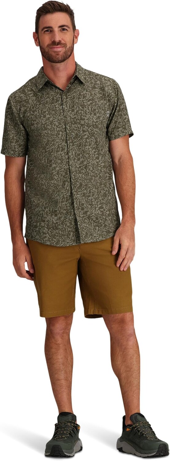

Рубашка Royal Robbins Amp Lite Printed Short Sleeve, цвет Fiddlehead Fortuna Print