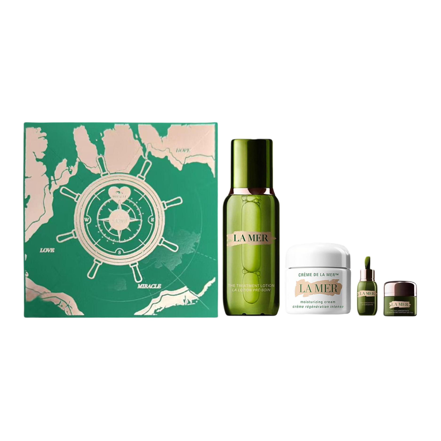 

HAILANZHIMI With Love As The Compass Box Limited Edition набор средств по уходу за кожей успокаивающий комплект из четырех предметов LA MER