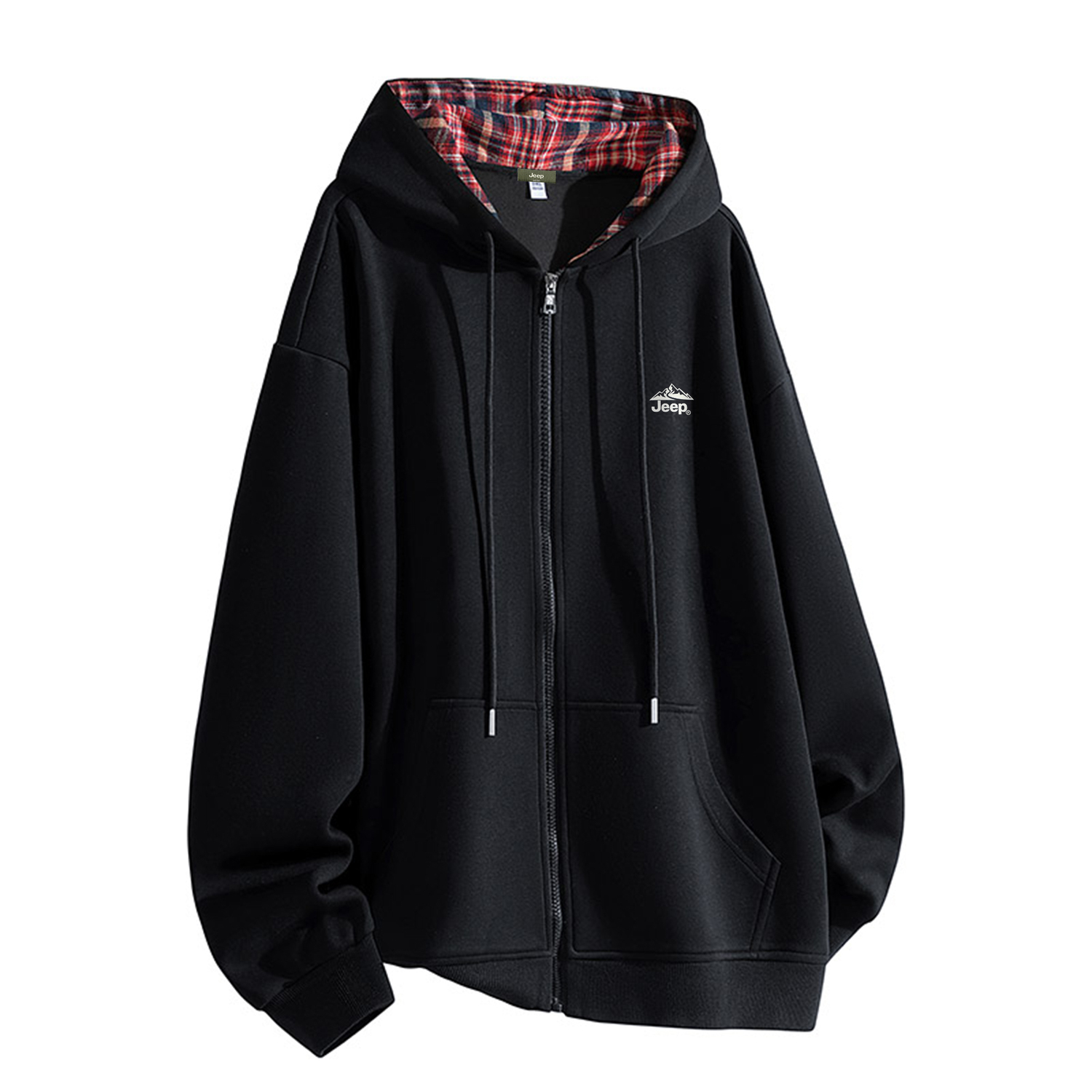 

Свитшот-кардиган Unisex Jeep, светло-heather серый[fleece-lined]