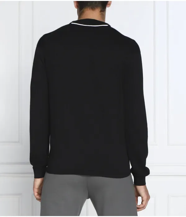 Свитер Ralph Lauren regular fit Boss Green, черный — фото 4