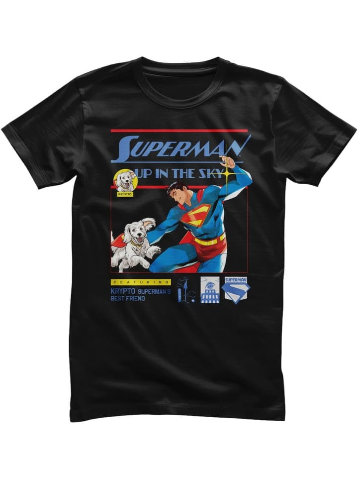 

Футболка Superman Up In The Sky черного цвета Superman, Черный, Футболка Superman Up In The Sky черного цвета Superman