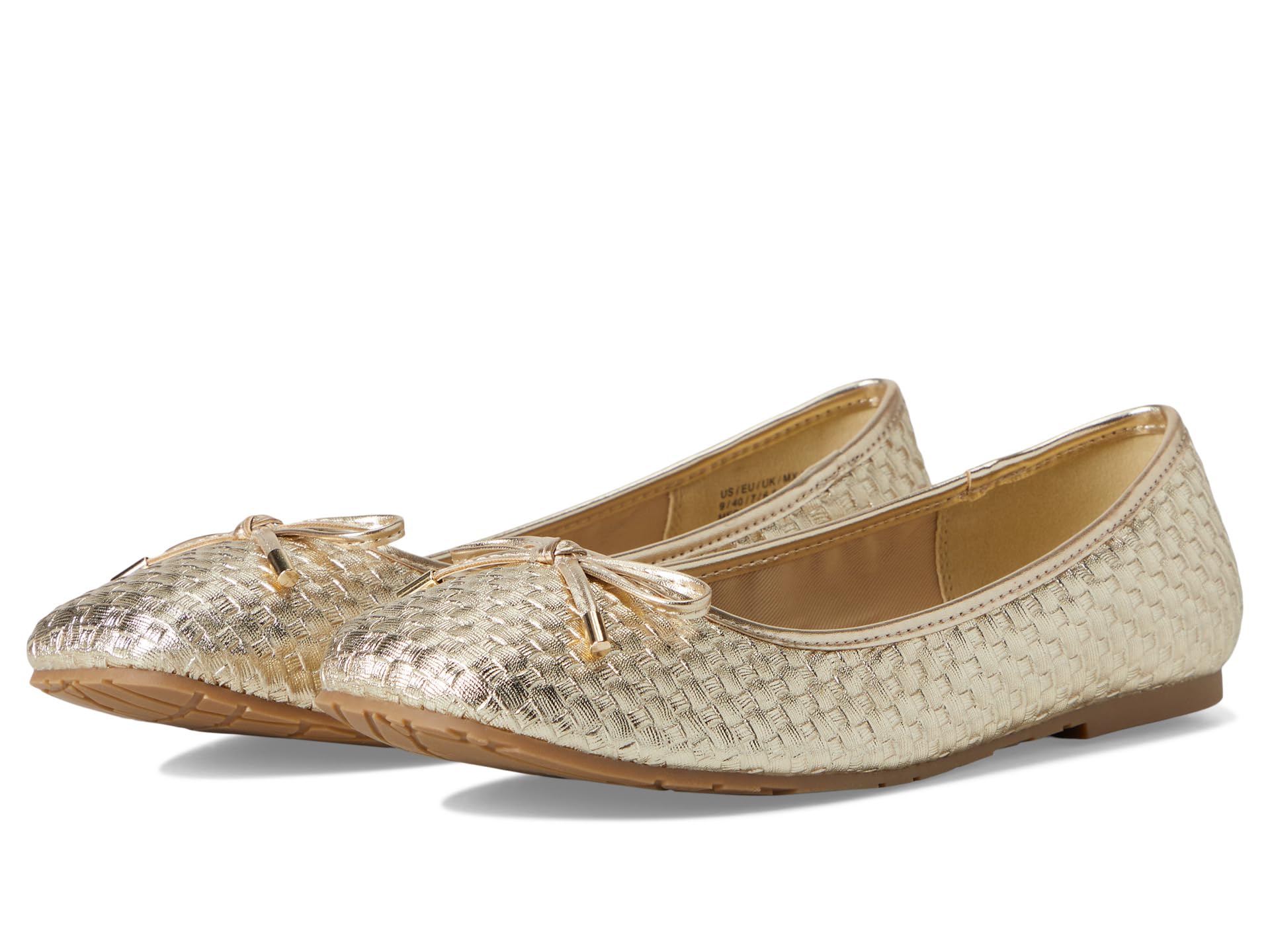 Балетки Kenneth Cole Reaction Elstree, Gold Woven