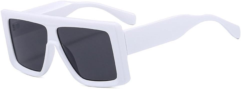 

Модные солнцезащитные очки большого размера 2027 года для женщин, винтажные очки в крупной оправе для мужчин, солнцезащитные очки с защитой от УФ-излучения UV400 MTZJH, White