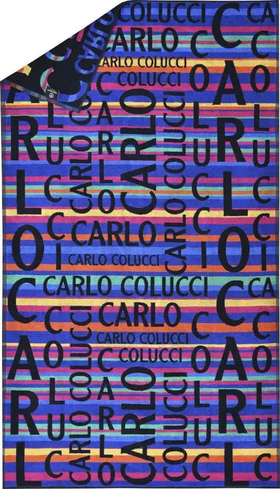

Пляжное полотенце CARLO COLUCCI Matteo (1 шт.) с эффектным жаккардовым узором и надписью Carlo Colucci 100х180 см (1 шт.), цвет blau-pink