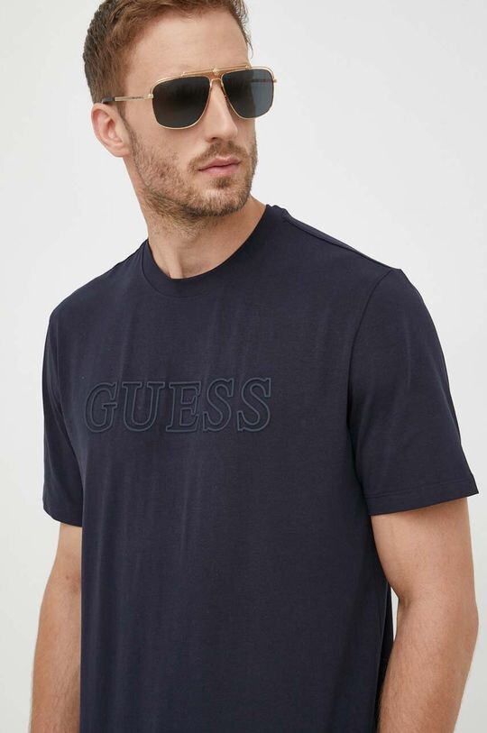 

Футболка Guess, темно-синий