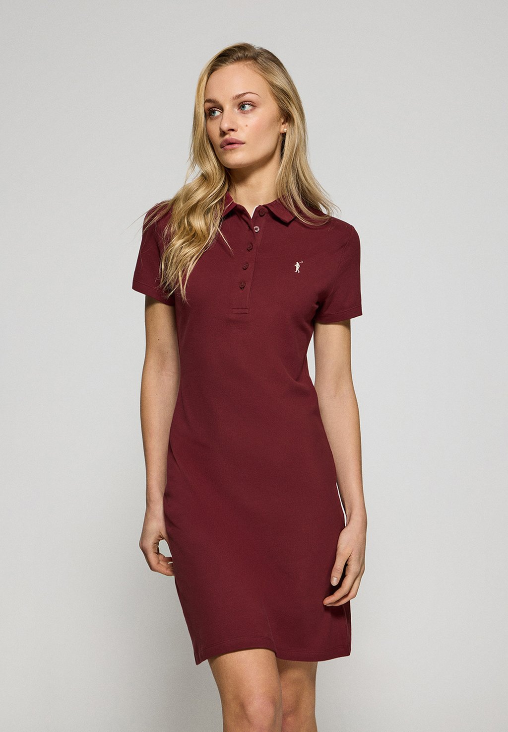 

Платье из джерси SHORT SLEEVE BUTTONS RIGBY GO Polo Club, красный