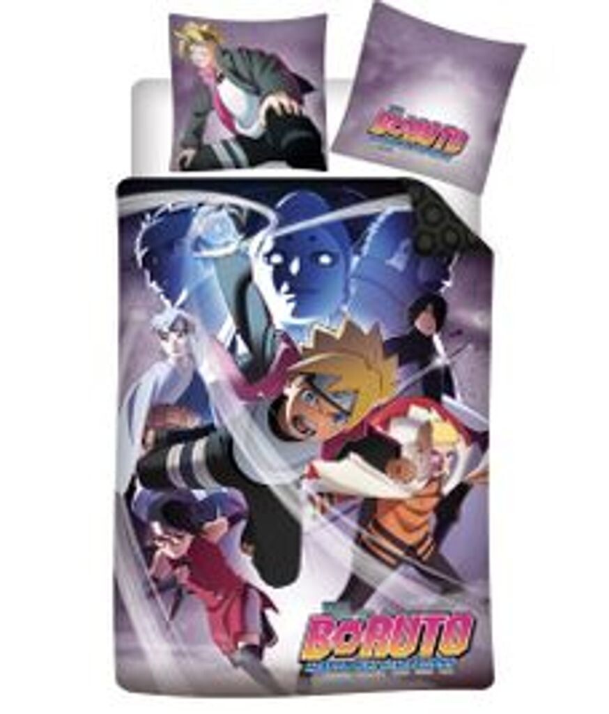 

Двусторонний комплект постельного белья Boruto Naruto 135 х 200 см, 100% хлопок Aymax
