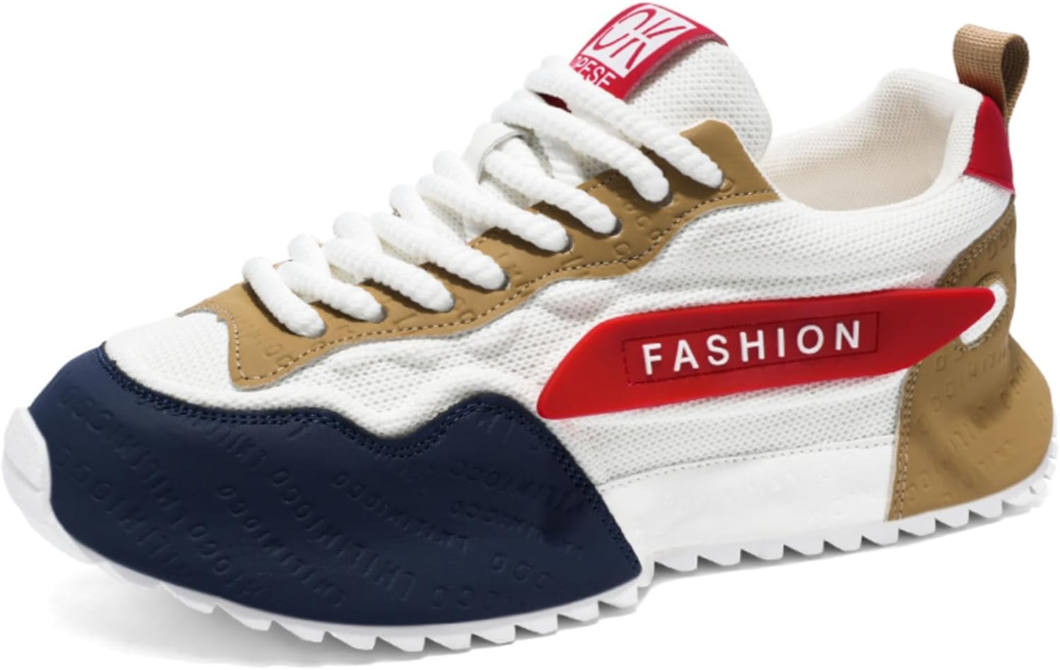 

Мужские модные дышащие кроссовки из сетки - удобные для ходьбы и повседневной носки, легкие с модным дизайном, доступны в больших размерах 7-14 Khwfjas, белый