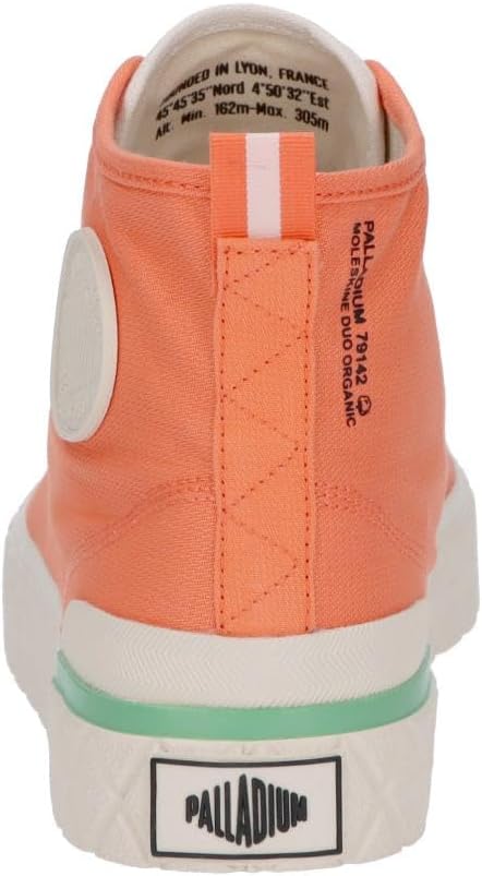 Кроссовки Palladium Unisex Palla Ace Mid из органического канваса на шнуровке, оранжевый — фото 3