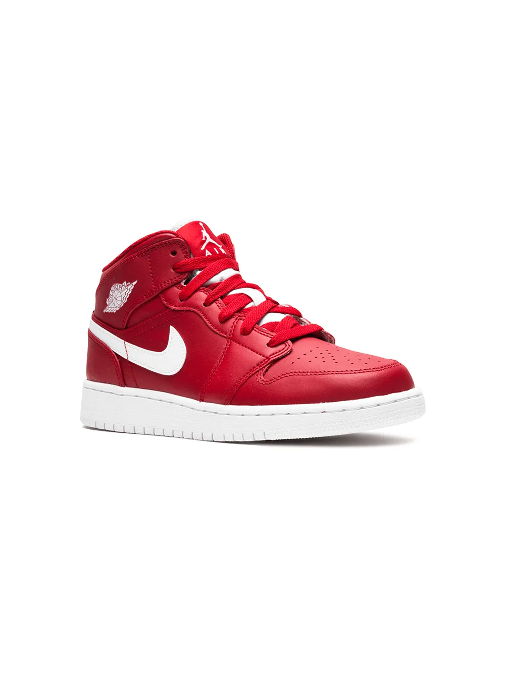 

Кроссовки Air Jordan 1 Mid BG Jordan Kids, красный