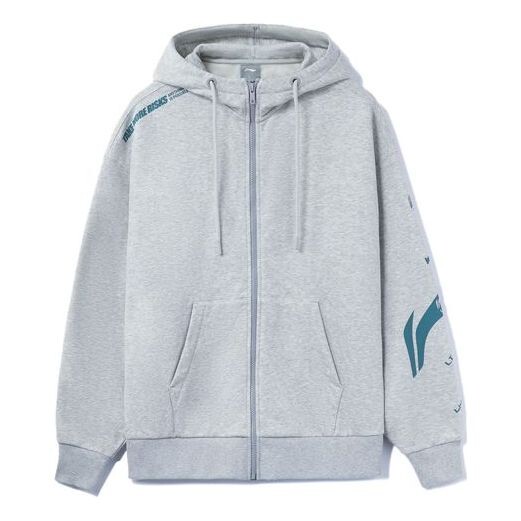 

Куртка с графическим капюшоном Li-Ning, серый