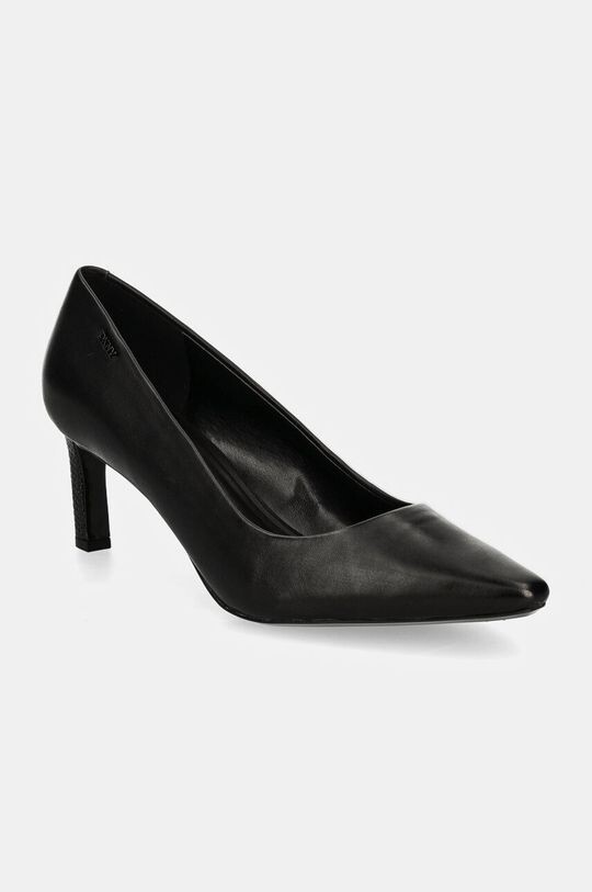 

Кожаные туфли Charlie на высоком каблуке Dkny, черный