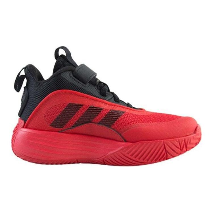 Баскетбольные кроссовки OWN THE GAME 3 для детей, средние, черные/красные Adidas, черный/красный — фото 2