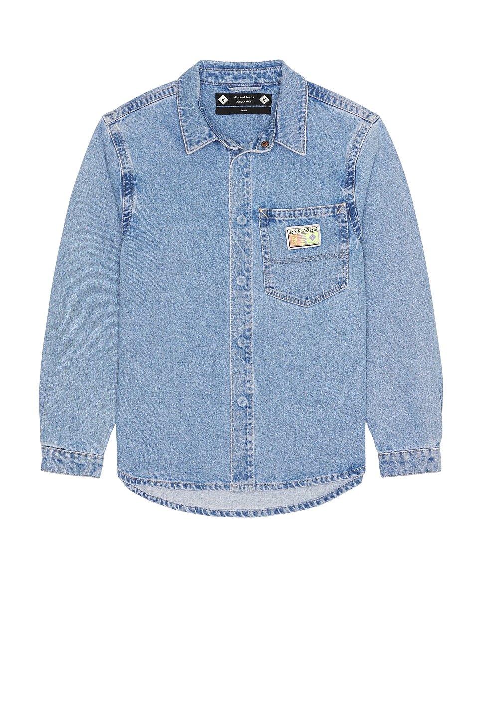 

X rip curl larry рубашка на лентах Abrand, light vintage indigo