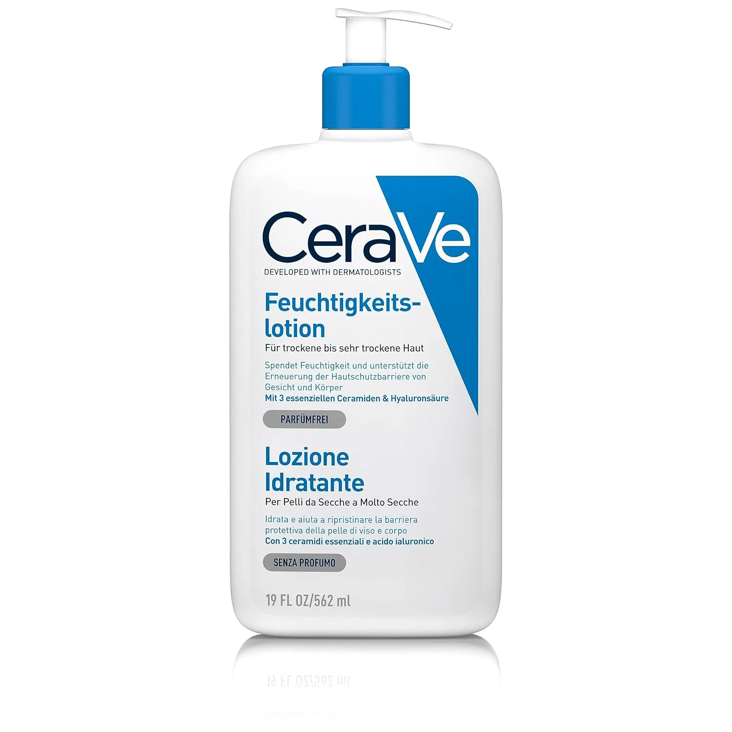Лосьон увлажняющий CeraVe, 562 мл + Сменный блок 473 мл