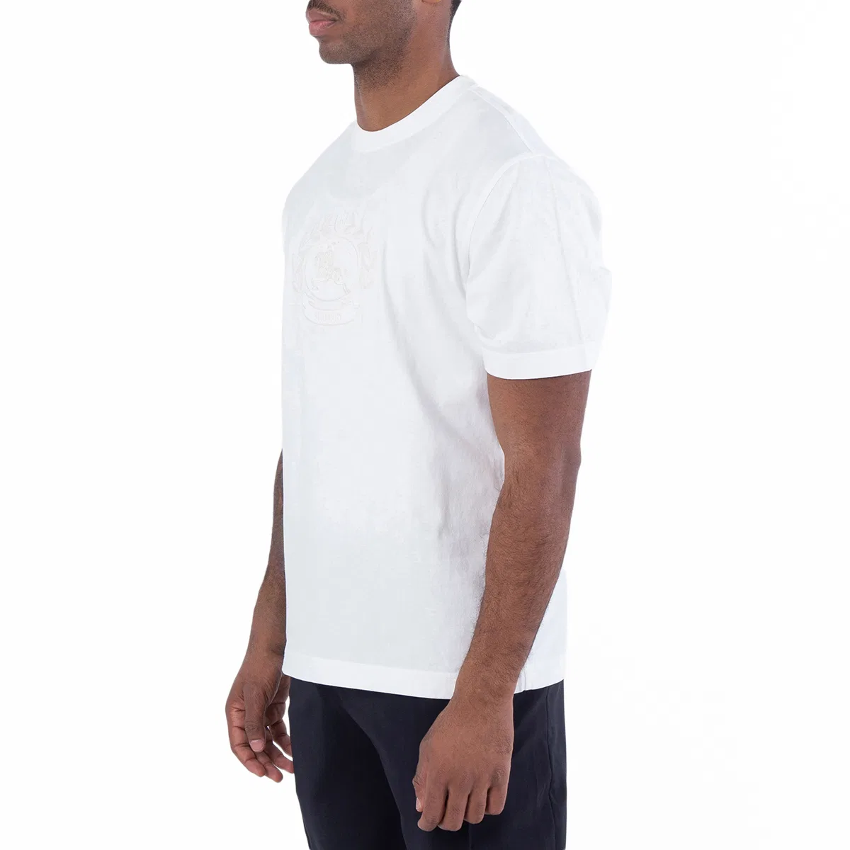 Футболка хлопковая EKD Cotton T-shirt Burberry, Chalk — фото 2