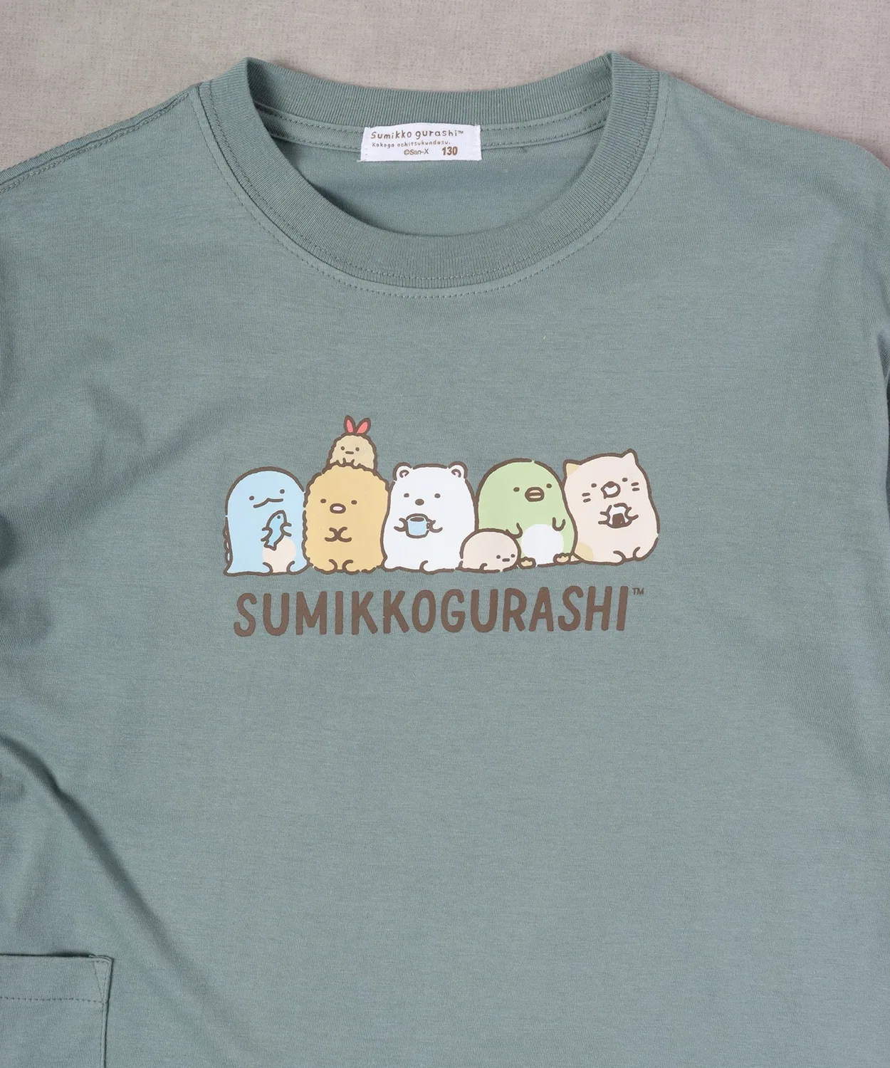 Детская футболка с принтом Sumikko Gurashi с коротким рукавом FUNALIVE, Pink — фото 4