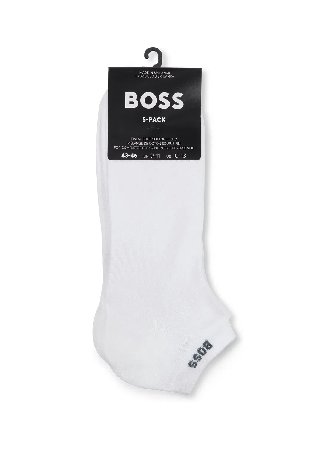Носки BOSS 5 пар белые — фото 2