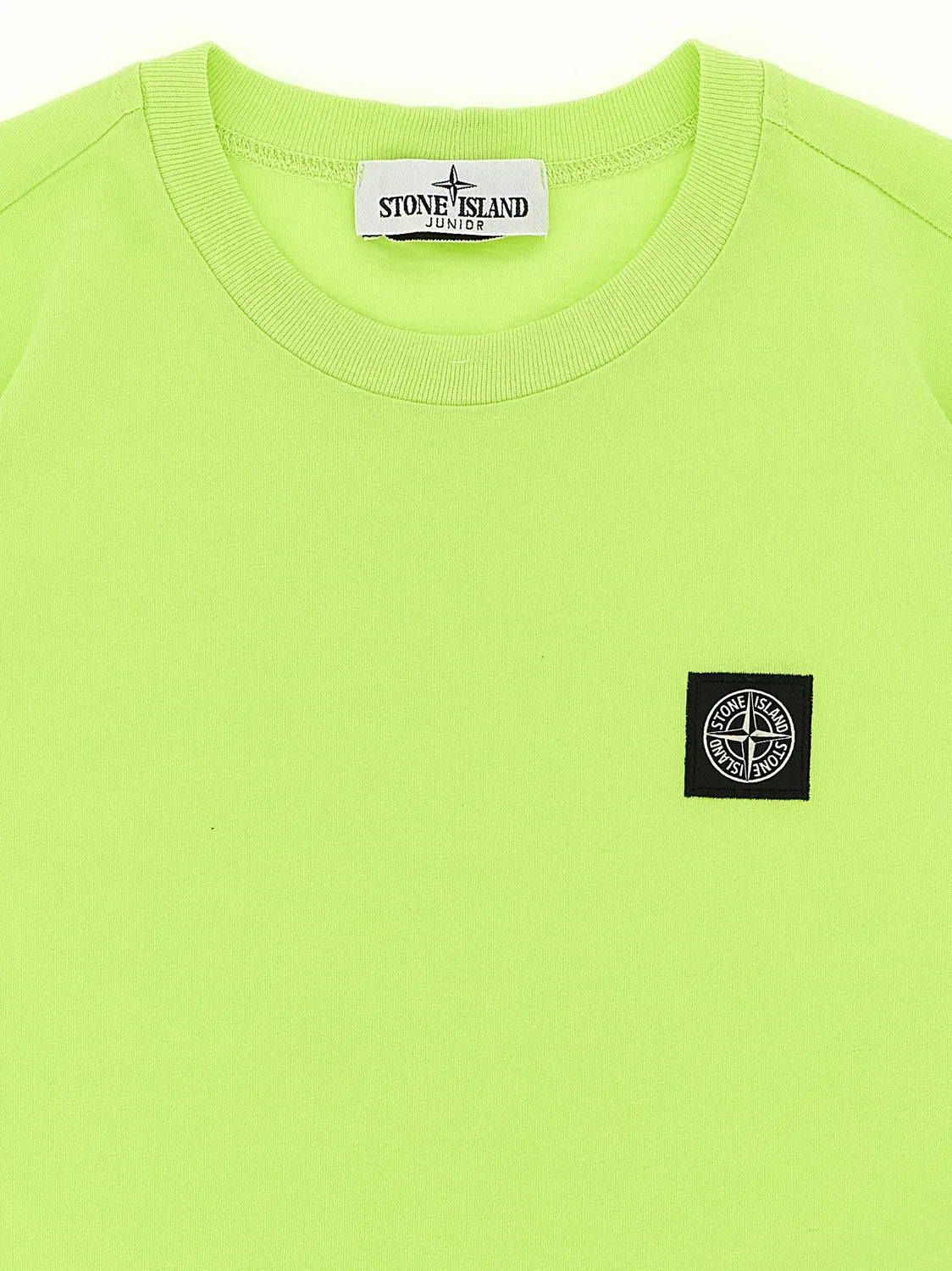 Футболка с логотипом «Компас» Stone Island Junior, зеленый — фото 3