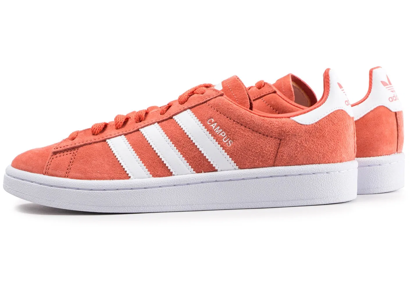Детские кроссовки для мальчиков замшевые Campus Adidas, Orange Esctra Ftwbla Ftwbla — фото 2