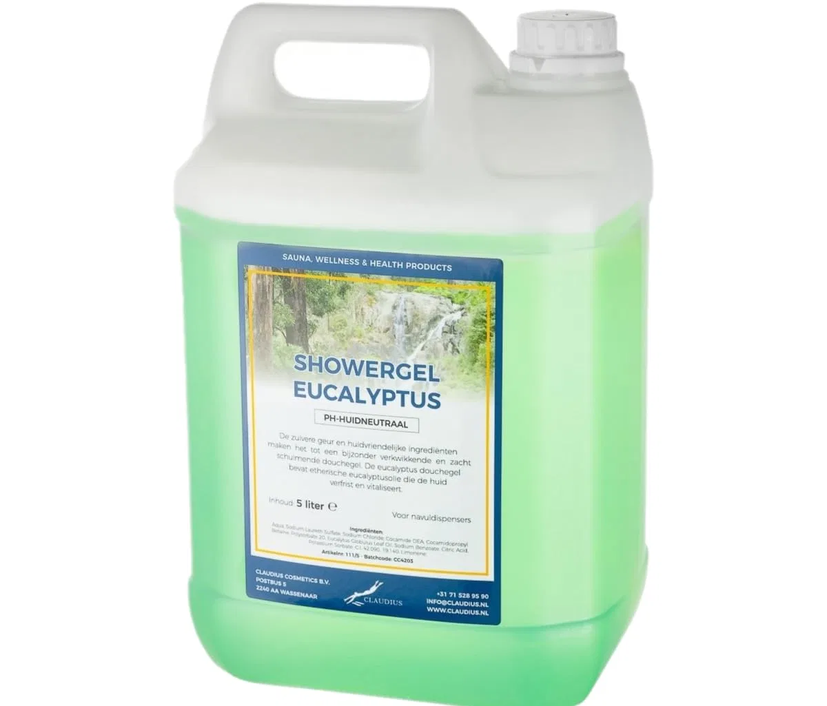 Гель для душа Eucalyptus, Claudius, 5 л