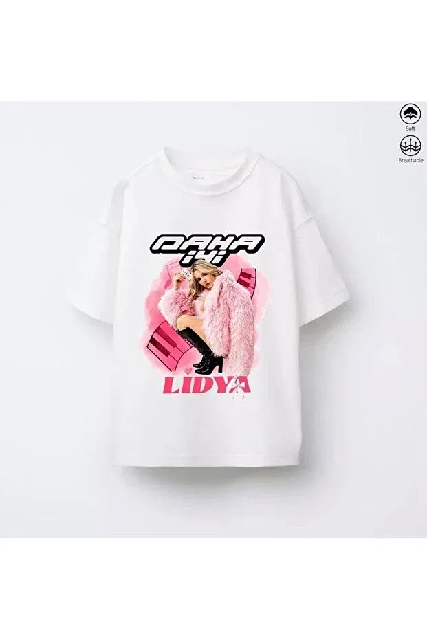 Детская футболка для девочек с принтом Manifest group lidya Moda, White