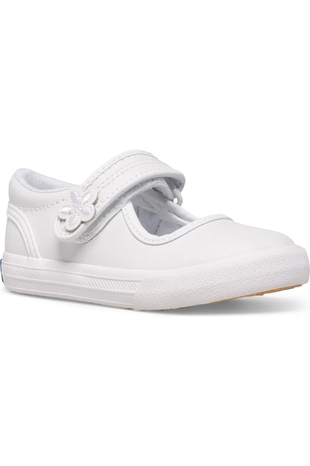 Детские туфли Мэри Джейн с цветочным аппликациями Ella Keds, белый