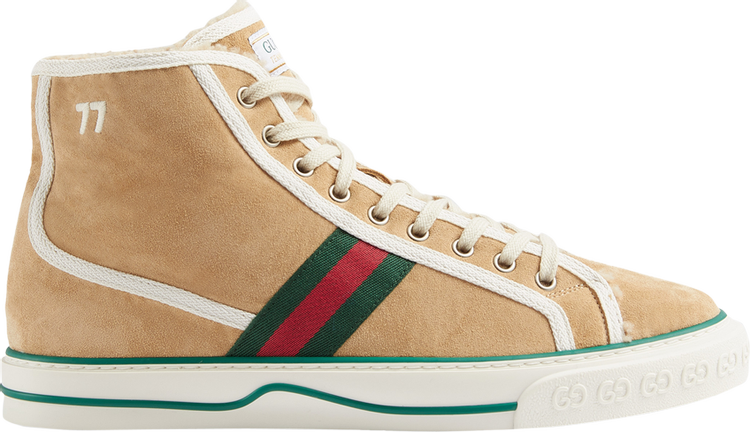 

Кроссовки Gucci Tennis 1977 High Beige, бежевый