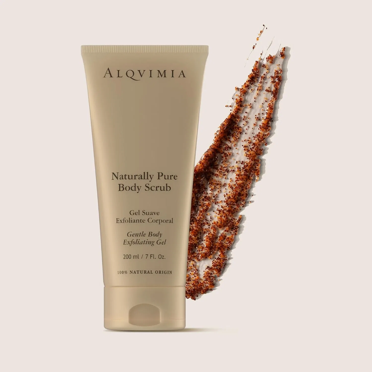 Скраб для тела ALQVIMIA Naturally Pure, эксфолиирующий гель, 200 мл — фото 2