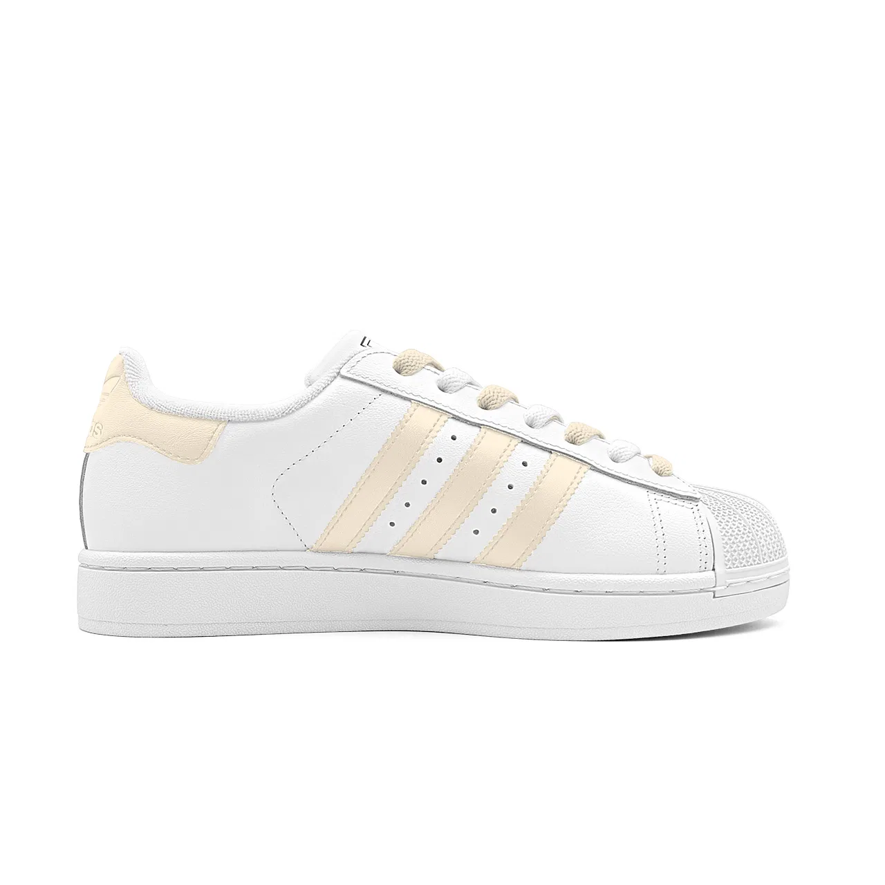Детские кеды для скейтбординга с принтом Superstar 2 Adidas Originals, White Black Yellow — фото 3