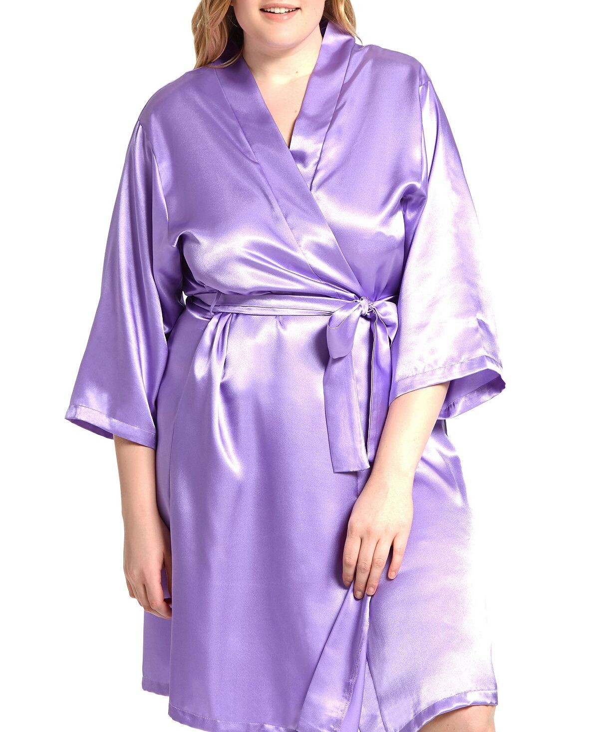

Атласный халат marina lux iCollection