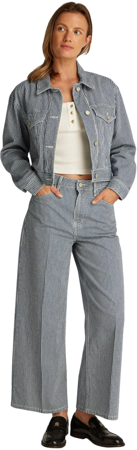 Женские джинсы с высокой посадкой и широкими штанинами Tommy Hilfiger, Denim (Jaz) — фото 3