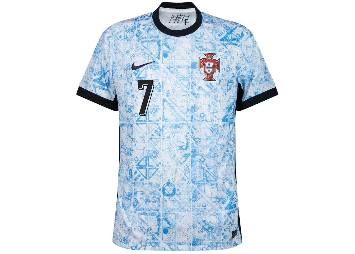 Мужская футбольная джерси Ronaldo 7 Nike, White