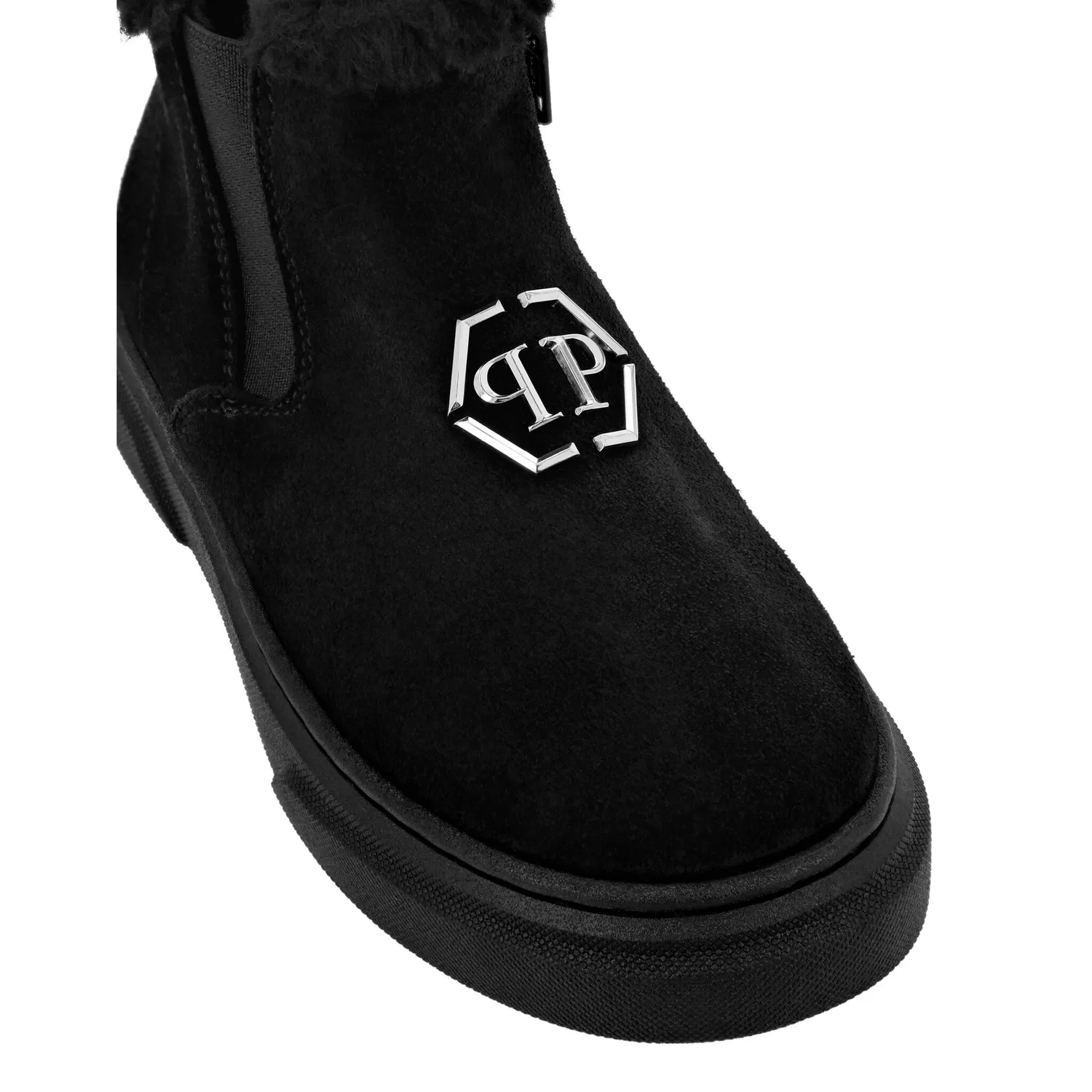 Детские низкие ботинки-лодочки PHILIPP PLEIN, Black — фото 2