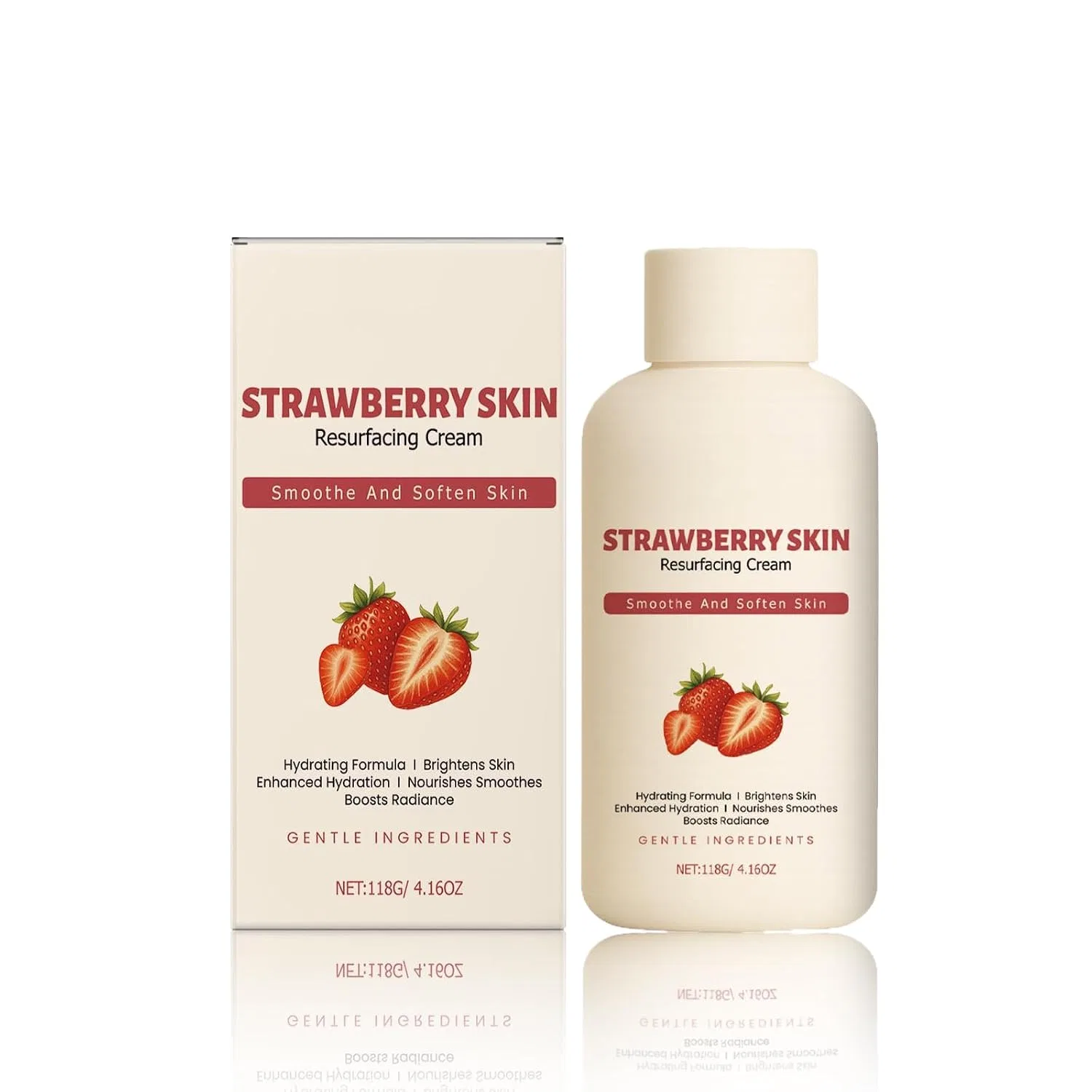 Увлажняющий крем для лица и тела Strawberry Skin Resurfacing Cream, Generisch, 118 г
