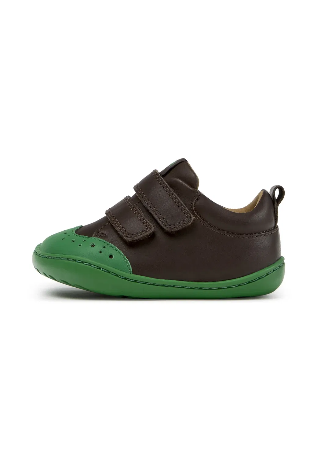 Детские туфли Peu Path унисекс Camper, Dunkelbraun Grün