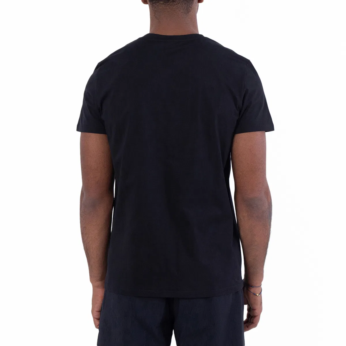 Футболка с принтом Flock Logo Cotton T Shirt Balmain, Eab Black/White — фото 4