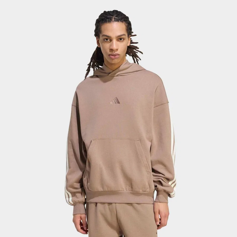 Мужской свитшот с капюшоном Kit adidas, Кремовый