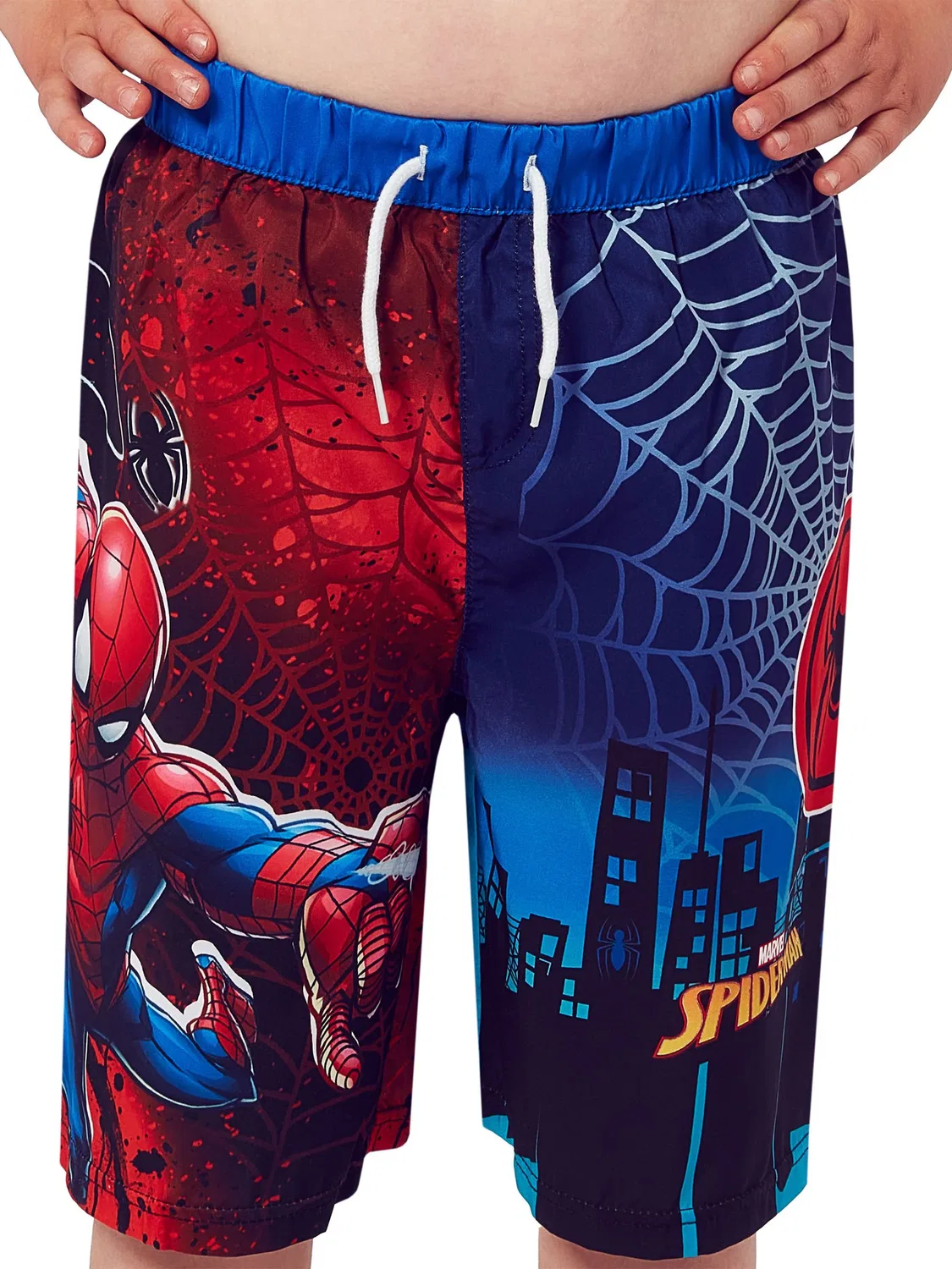 Плавки с принтом Spider-Man Character, синие — фото 2
