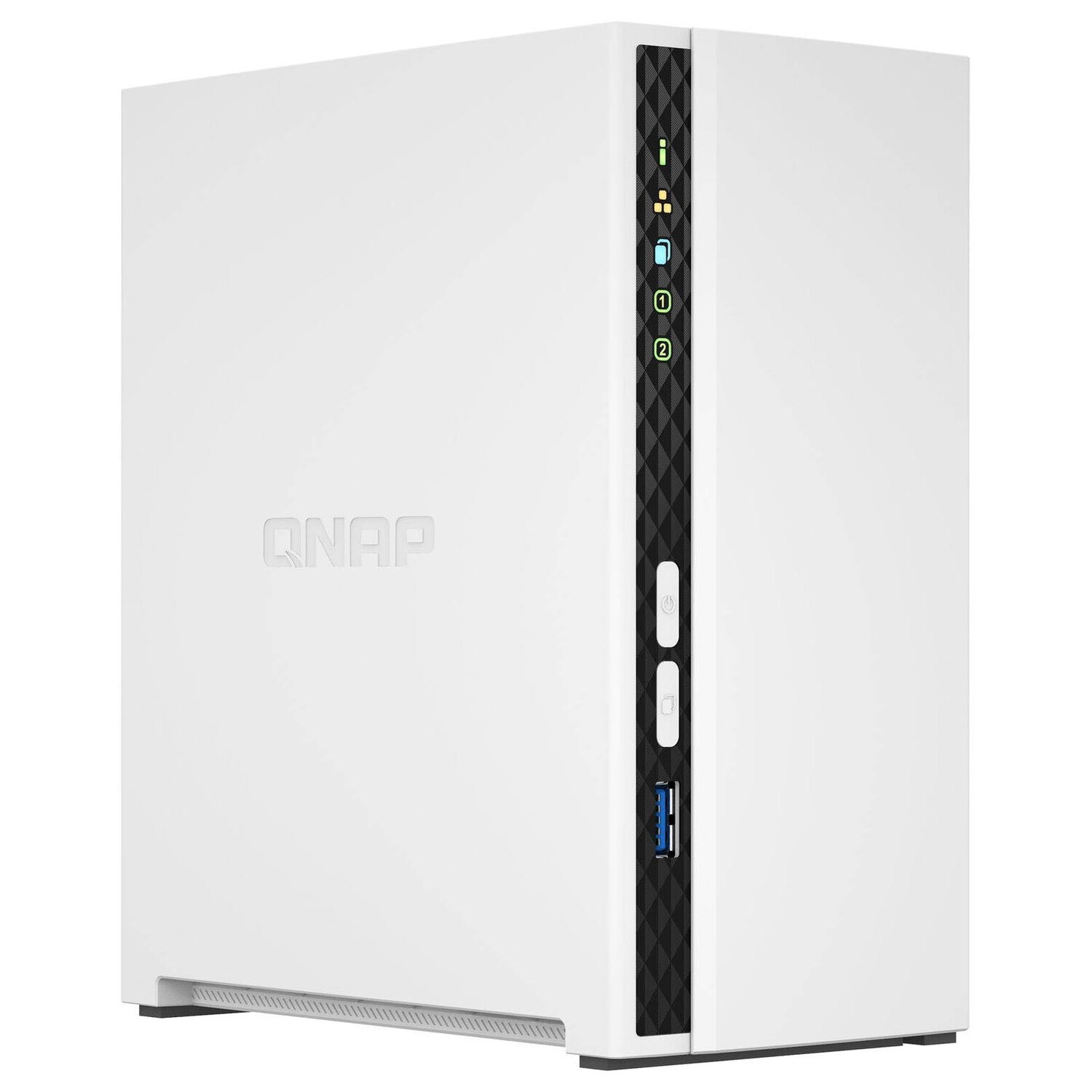 

Сетевое хранилище QNAP TS-233 Nas, 2 отсека, без дисков, белый