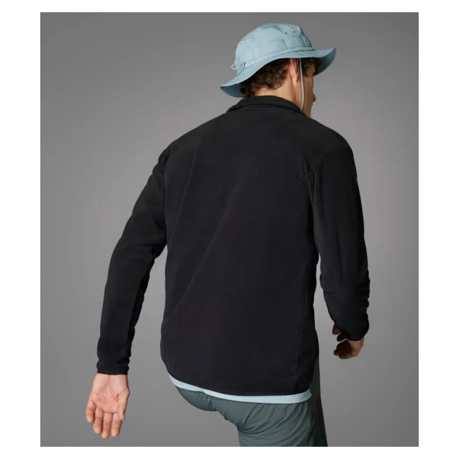 Свитшот с полузастежкой-молнией Multi Essentials adidas, Черный — фото 2