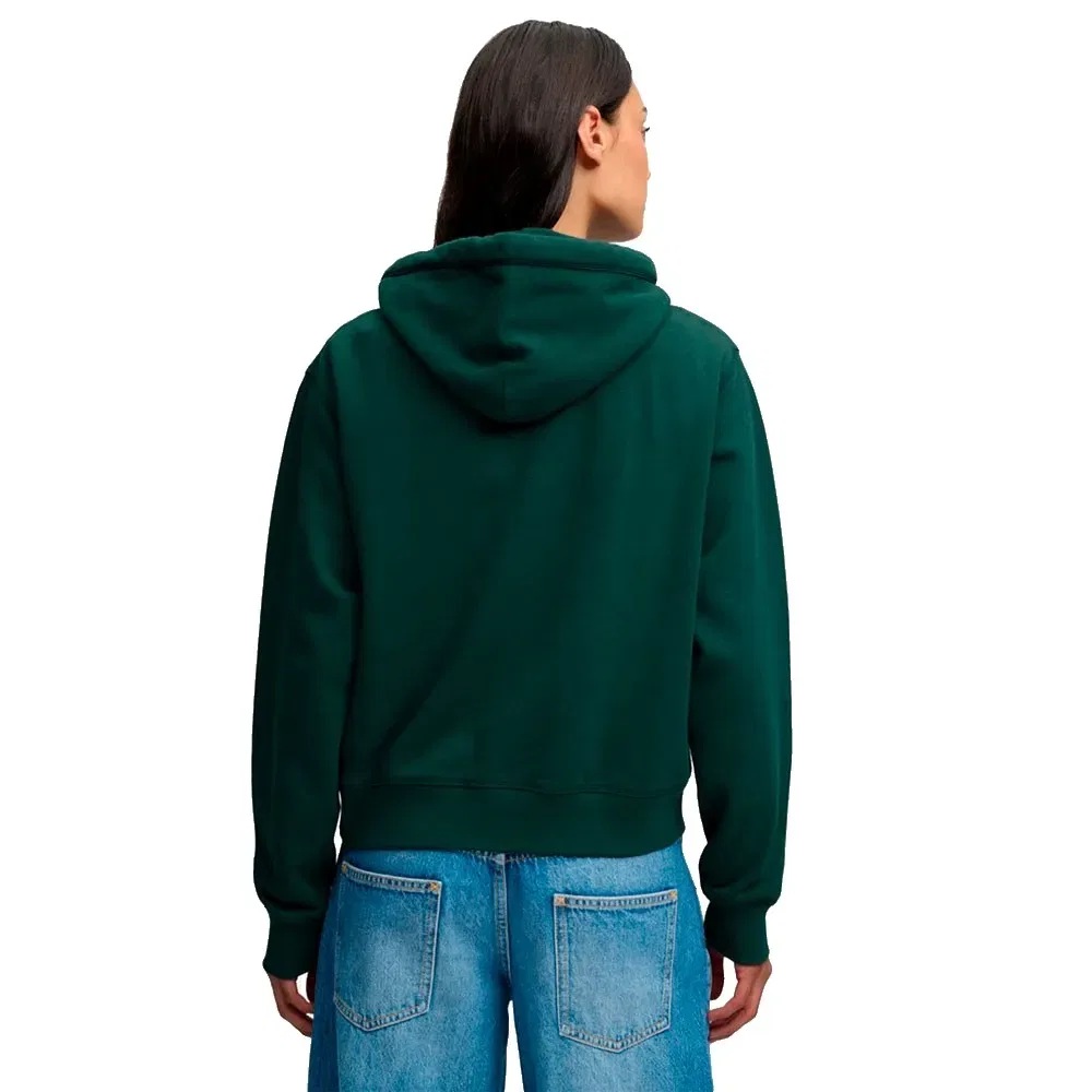 Женский укороченный худи с принтом Athletic Essentials Applique Superdry, Green — фото 2