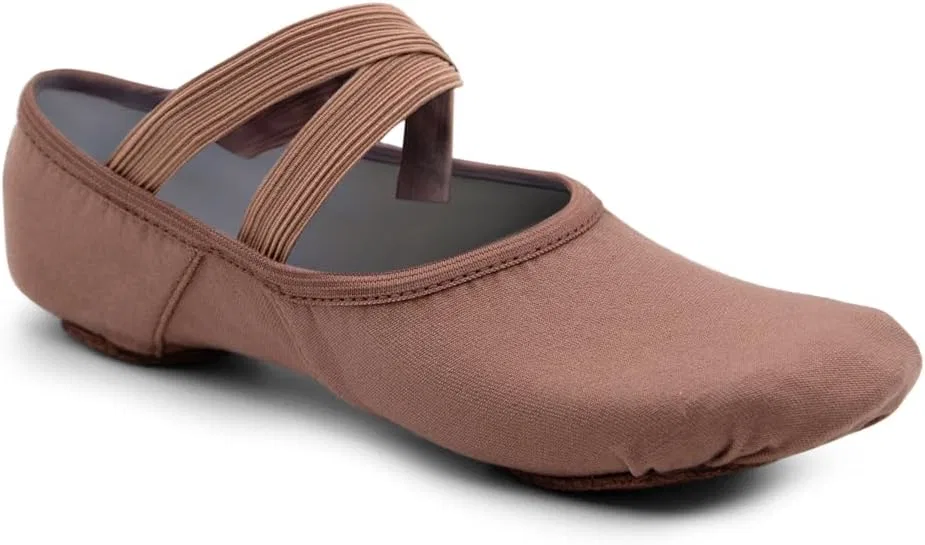 Детские балетки для девочек Hanami Capezio, Mocha — фото 2