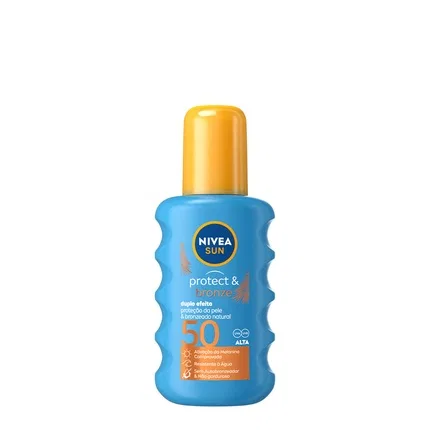 Спрей для загара Sun Protect & Bronze Nivea, SPF 50, 200 мл