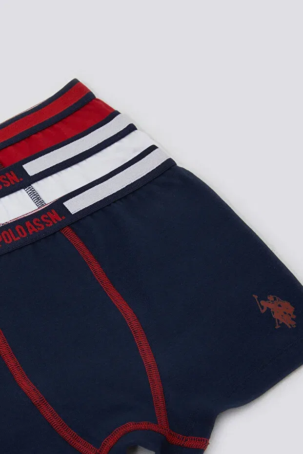 Детские боксеры для мальчиков хлопковые U.S. Polo Assn., White — фото 2