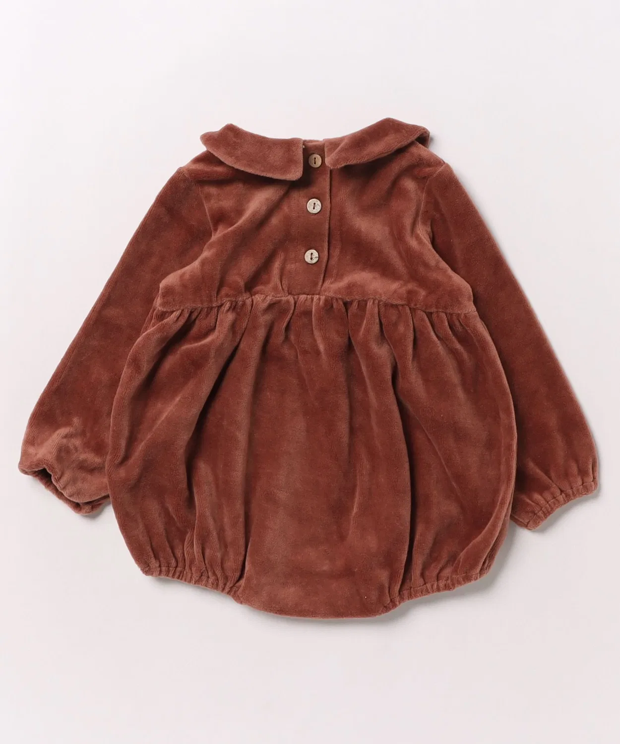 Детский боди-комбинезон с длинным рукавомPeter Pan Romper Mag., Wine — фото 2